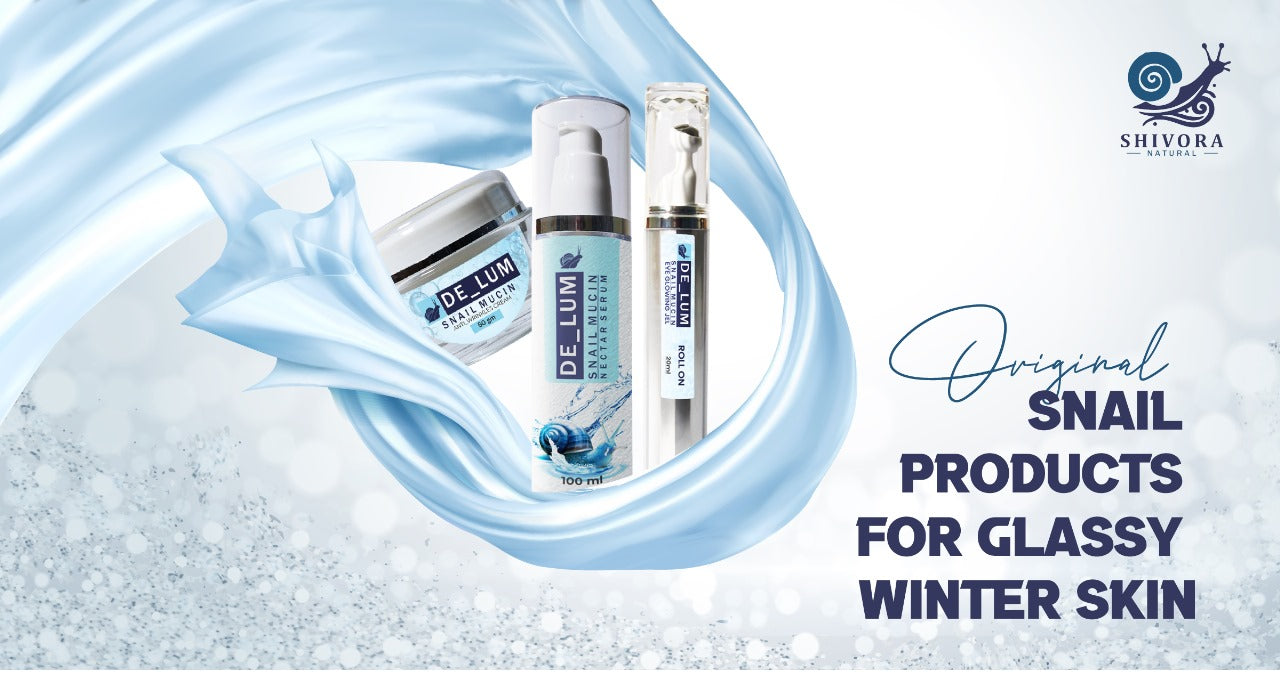 Original Snail Products for Glassy Winter Skin