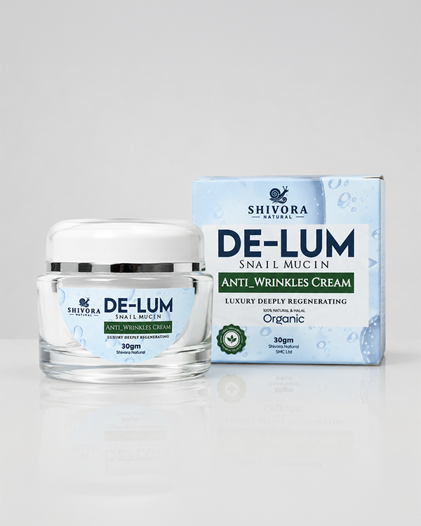 Shivora DE-LUM Snail Mucin Anti-Wrinkle Cream | Firming & Hydrating Niacinamide Face Cream