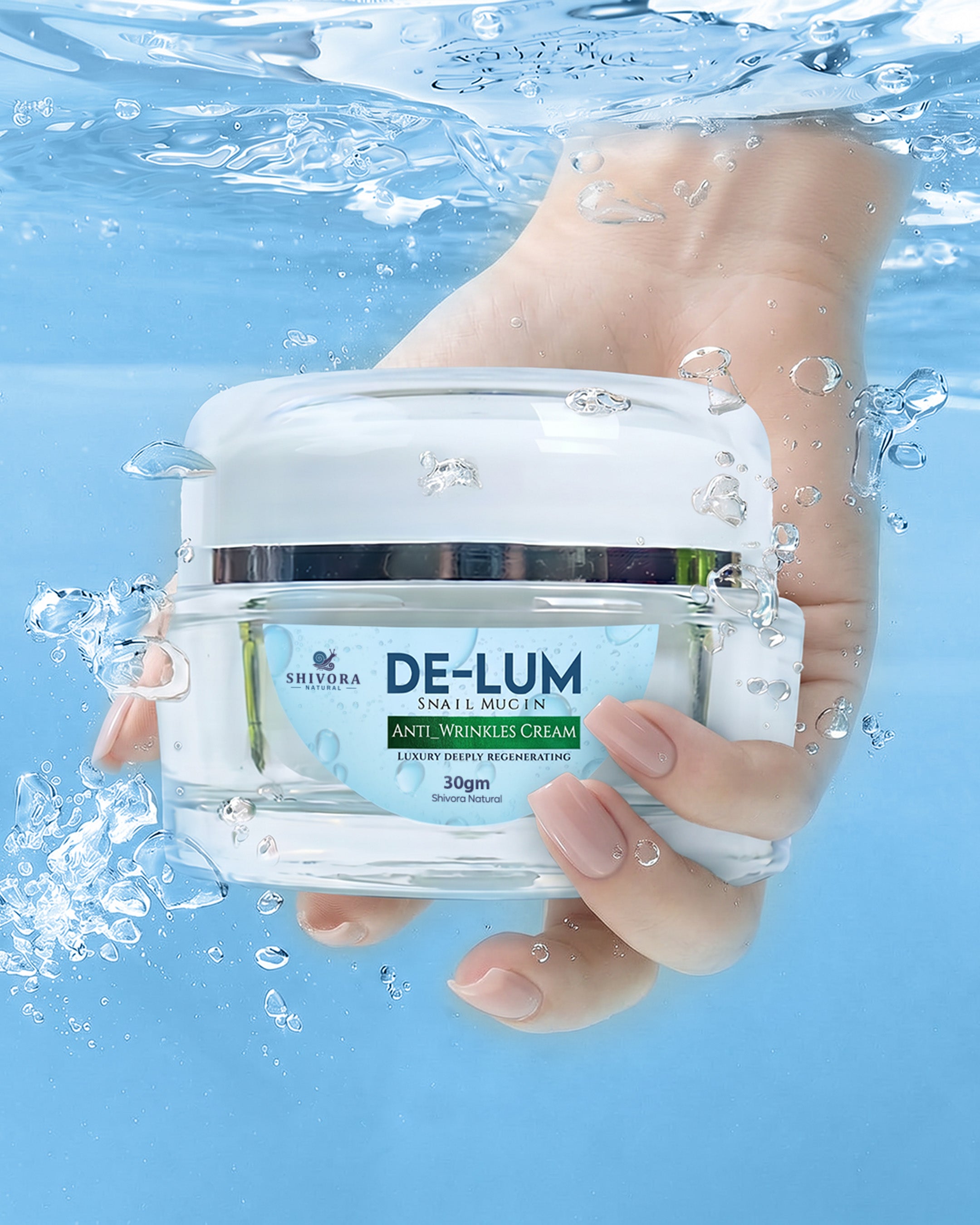 DE-LUM Snail Mucin Anti-Wrinkle Cream (30mg)
