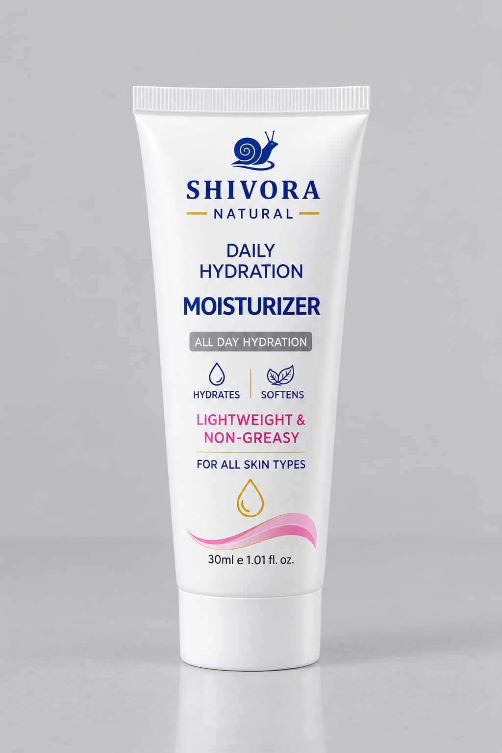 Shivora Natural Daily Hydration Moisturizer 30ml - Lightweight Face Cream For Smooth Glow Skin
