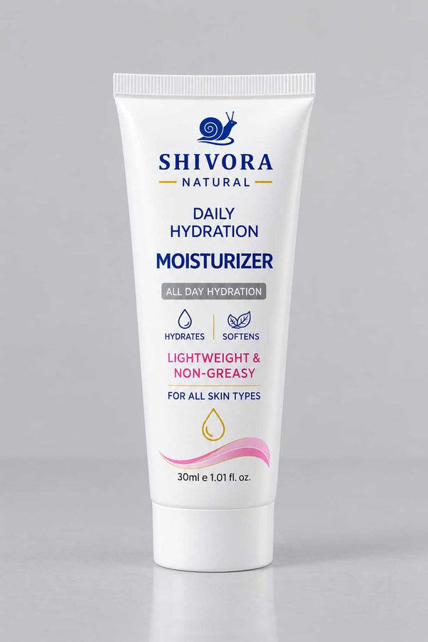 Shivora Natural Daily Hydration Moisturizer 30ml - Lightweight Face Cream For Smooth Glow Skin