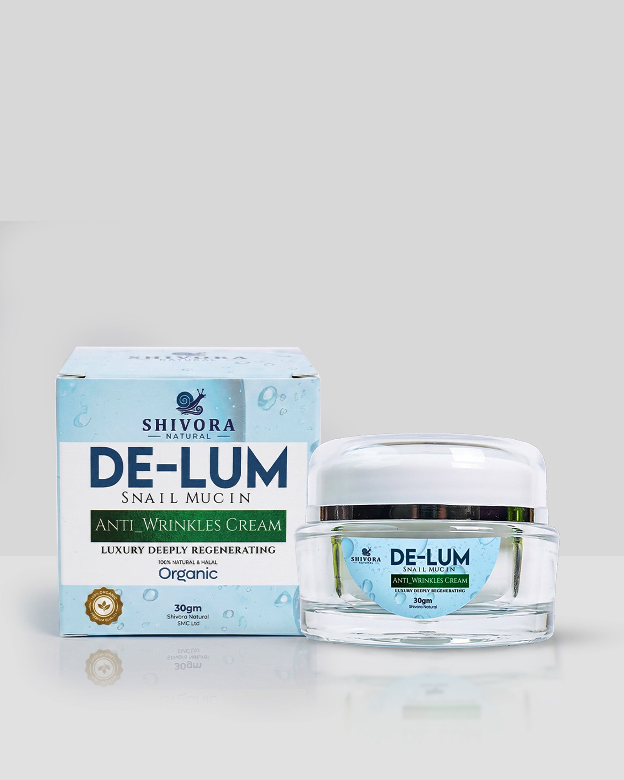 DE-LUM Snail Mucin Anti-Wrinkle Cream (30mg)