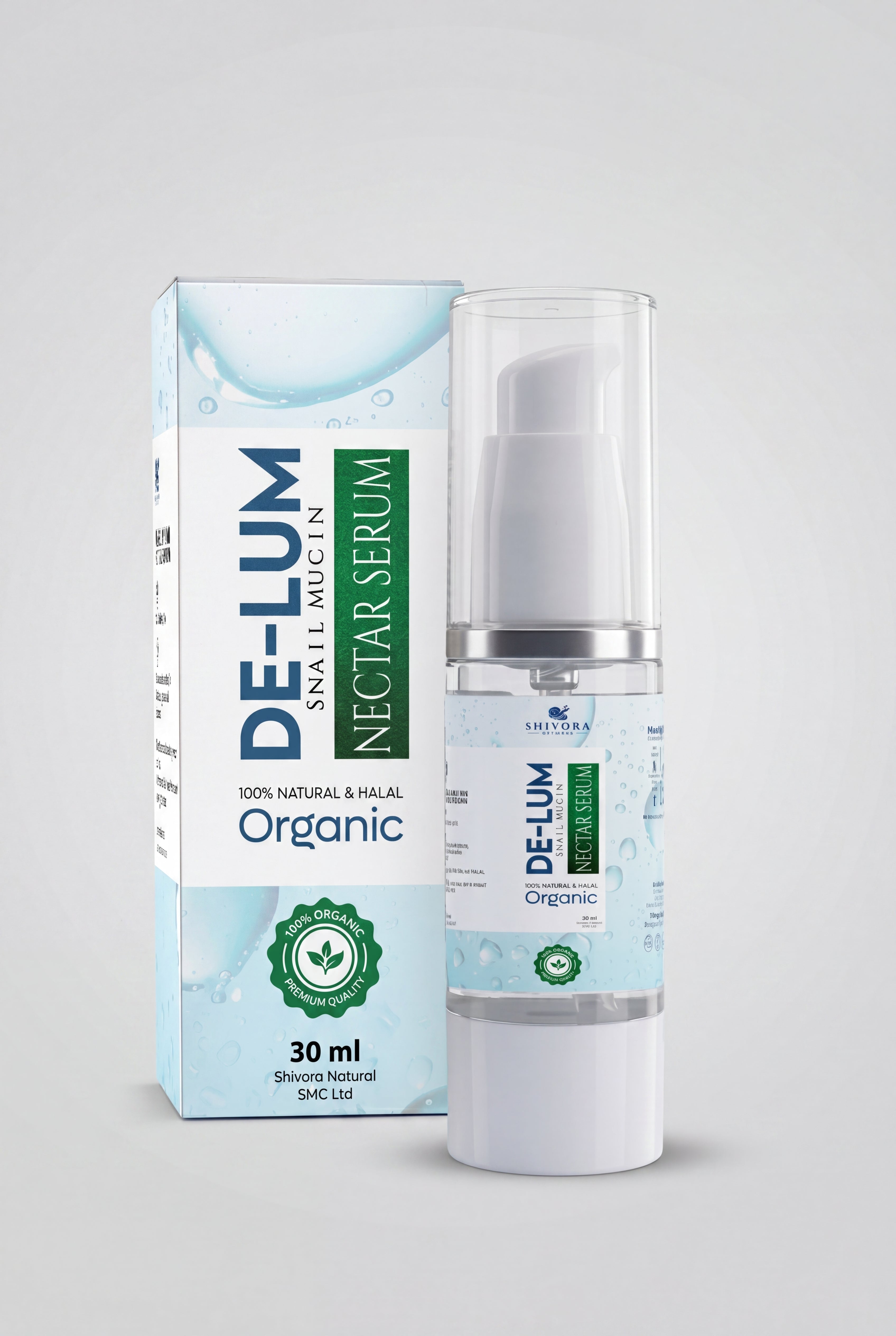 DE-LUM Snail Mucin Nectar Serum (30ml)