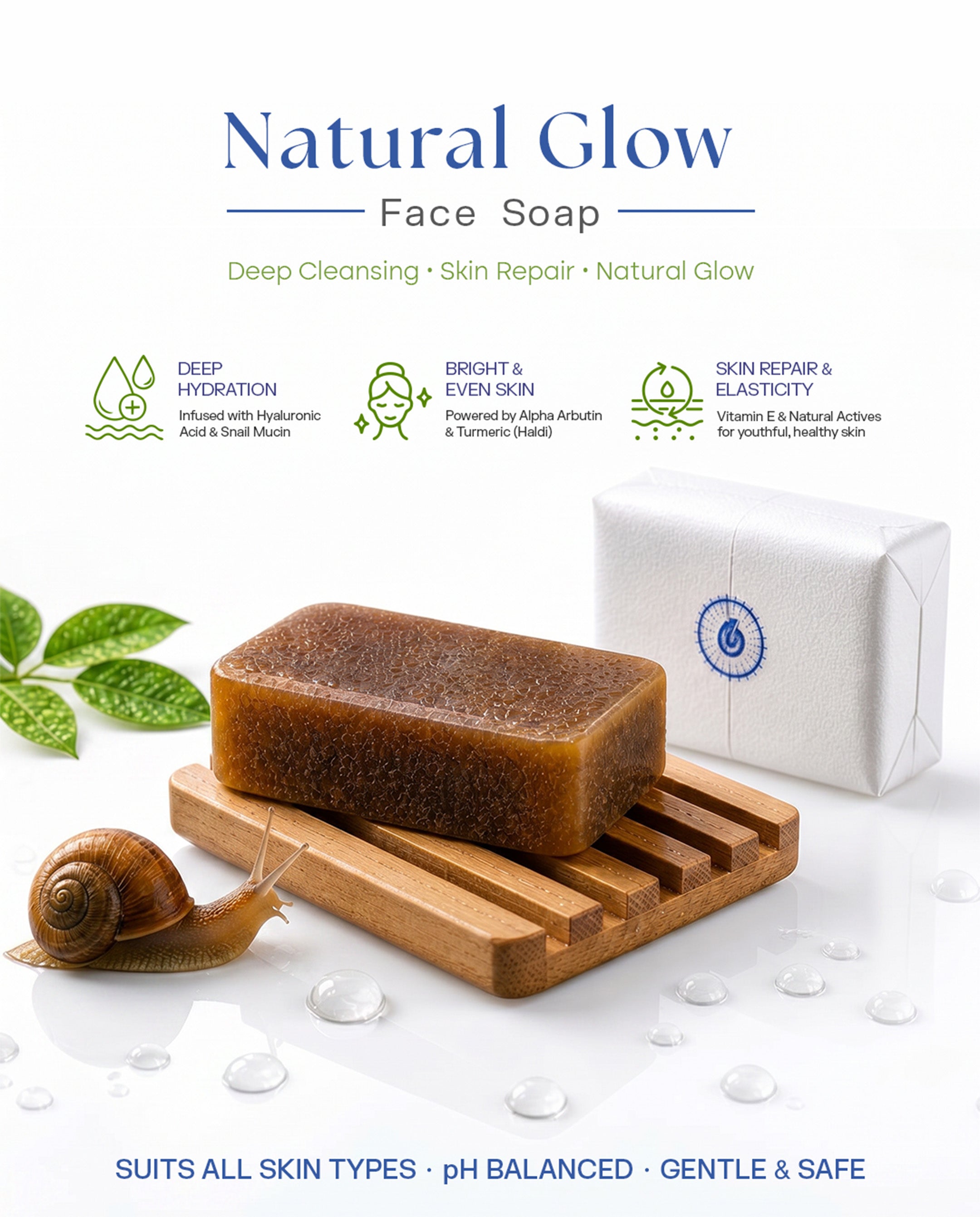 Snail Mucin Soap (2 Piece)